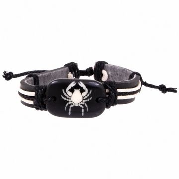 Фенечка - 23 Рак (белая нить)