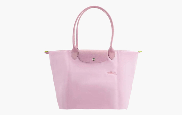 longchamp Le Pliage Green Recycled Canvas M Shoulder Bag "Pink"