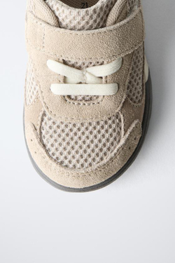 ZARA BAREFOOT МНОГОСЛОЙНЫЕ КРОССОВКИ, БЕЖЕВЫЙ