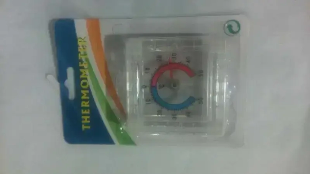 Термометр оконный биметаллический квадратный, -50+50С, блистер