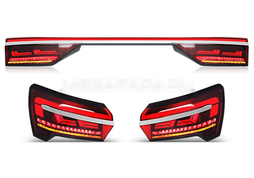 Задние фонари Ауди А6 (C8) 2019-2021 V2 Type [Комплект Л+П; Светодиодные; Динамичный поворотник]