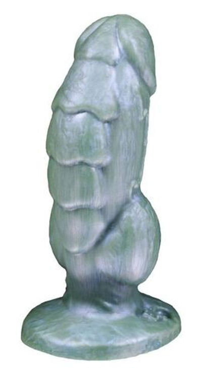 Голубой фаллоимитатор Мартин mini - 17 см.