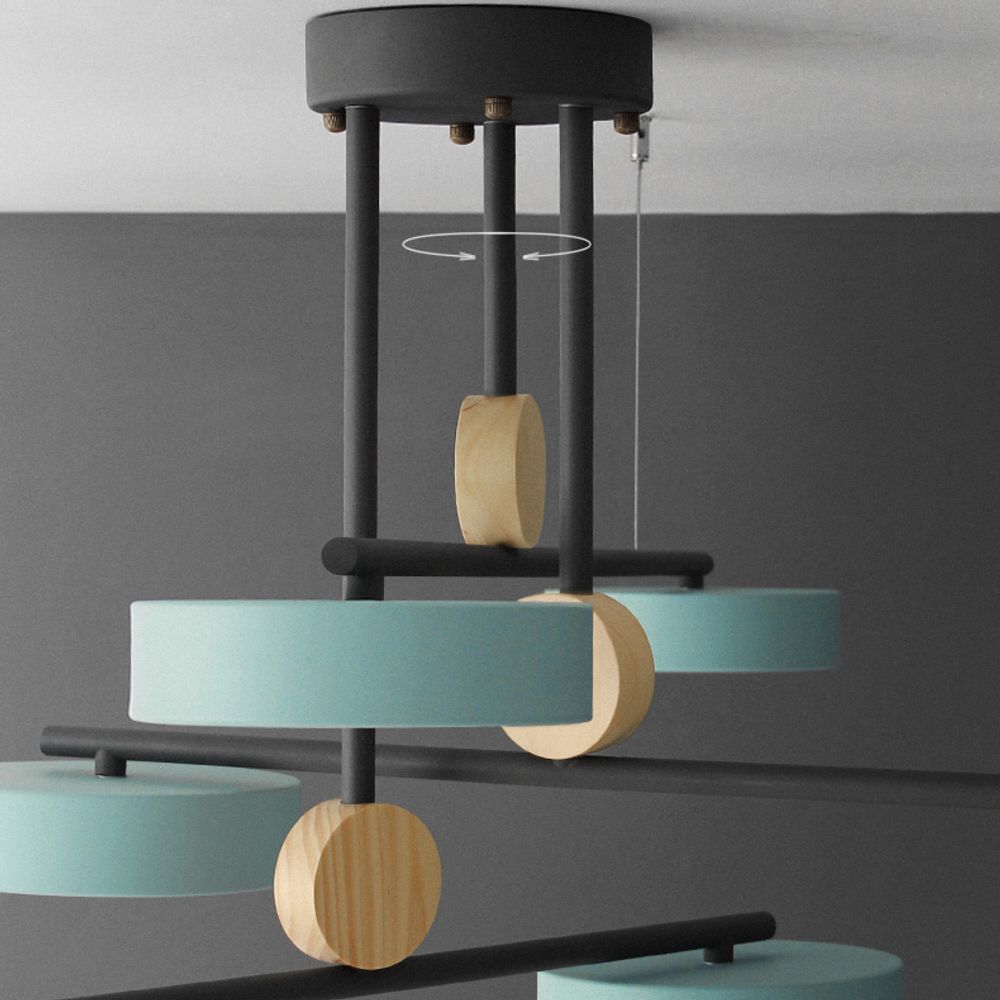 Люстра На Штанге Technum Color Led Blue By Imperiumloft