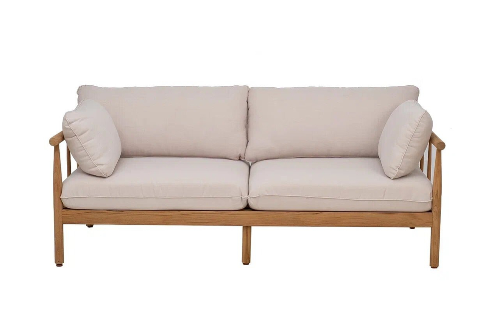 Диван из тика Joygarden БУНГАЛО 2-х местный, бежевый