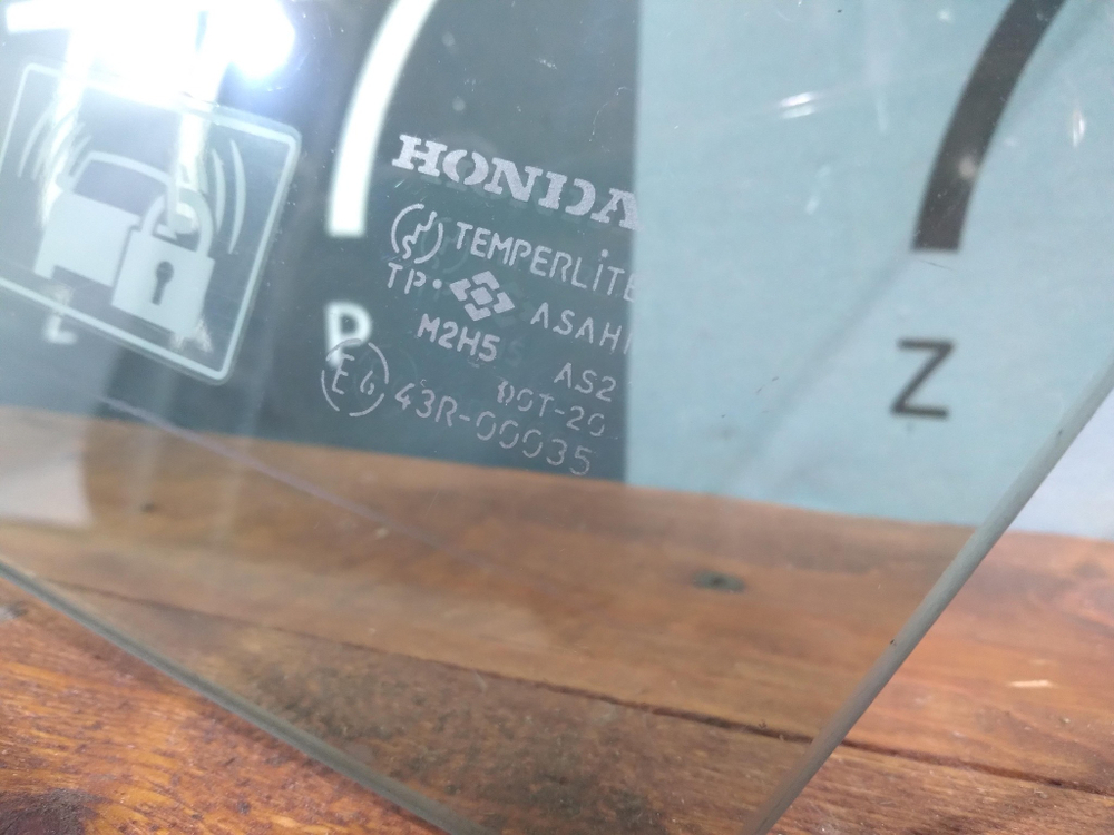 Стекло двери передней левой Honda Accord 7 (CL) 03-08 Б/У Оригинал 73350SEAE10
