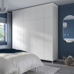 Платяной шкаф - IKEA PLATSA/FONNES  / ПЛАТСА/ФОННЕС ИКЕА, 240x57x251 см, белый
