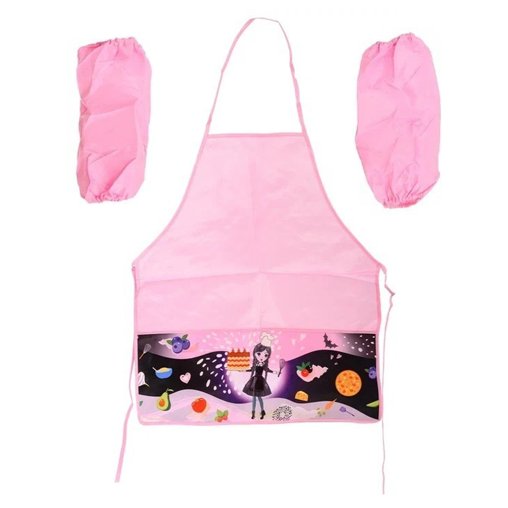 Фартук для труда Basir, с нарукавниками, серия "Девочка", 55*45 см, 2 кармана, цвет ассорти