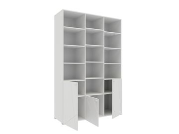 Абрис ПМ-332.25 исп.3 Шкаф комбинированный (с 3 дверьми) (Белый глянец)