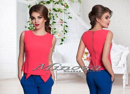 Блуза 8530-коралл Minova