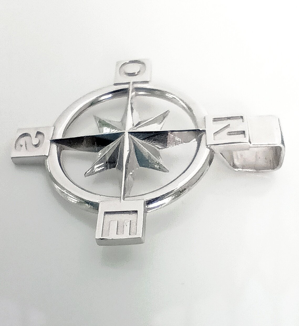 Подвеска ювелирная "Эстерелла", родированное серебро, 925 проба/Ф