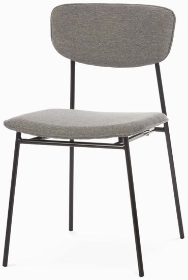 Стул Madrid металлический каркас, серая ткань