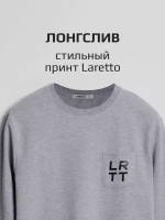 Лонгслив с длинным рукавом хлопковый