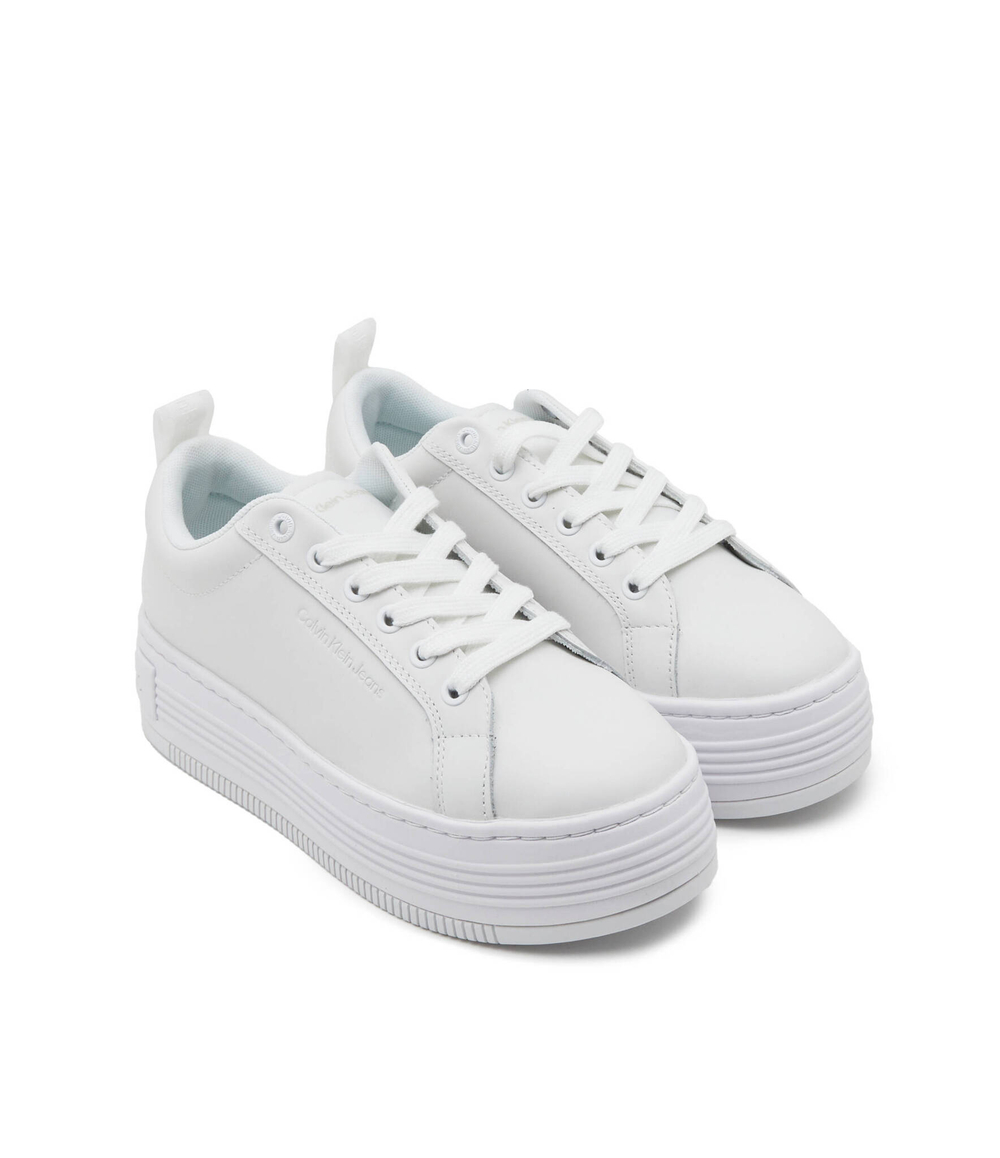 Кожаные кроссовки CALVIN KLEIN JEANS - белый(YW0YW01309)