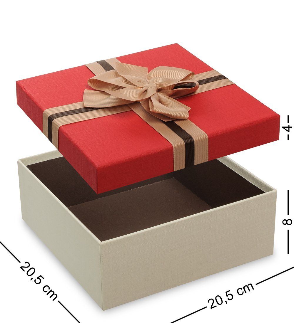 Packing Symphony WF-80/1-B Коробка «Квадрат» цв.беж./красн.