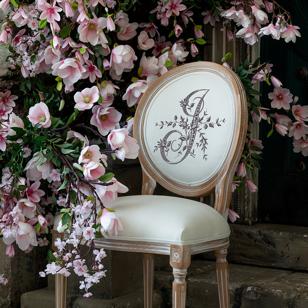 Стул Объект мечты Монограмма буквы I