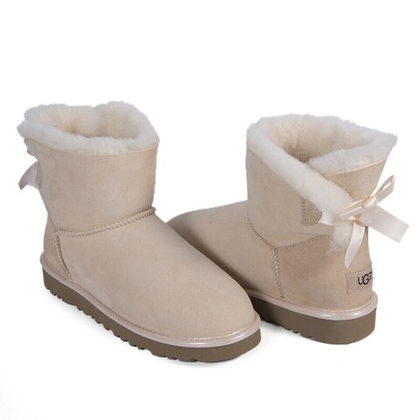 Угги Mini Bailey Bow II Metallic Slate