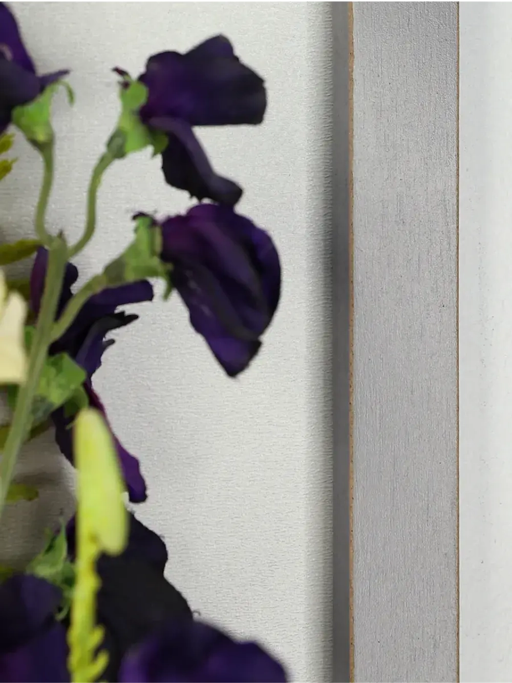 Искусственные цветы на стену в виде арки