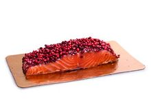 Лосось фирменной посолки с перцем розе~250г