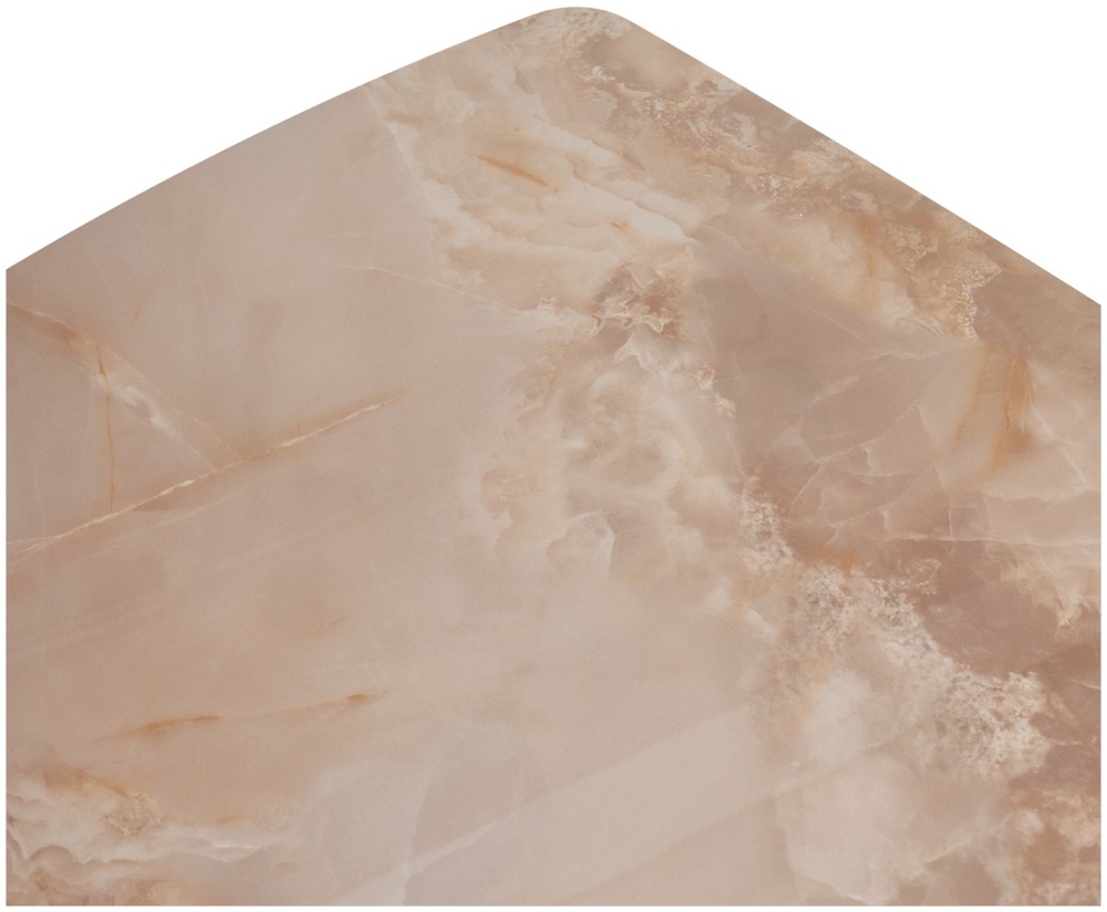 Стол М-City DISAUR Алатри (Alatri) 120 Амбер Жаде глянцевый (Gloss Amber Jade) керамика, Черный