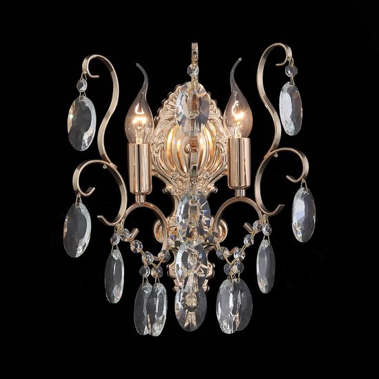 SL846.201.02 Бра ST-Luce Золотистый/Прозрачный E14 2*40W ORECCHINI