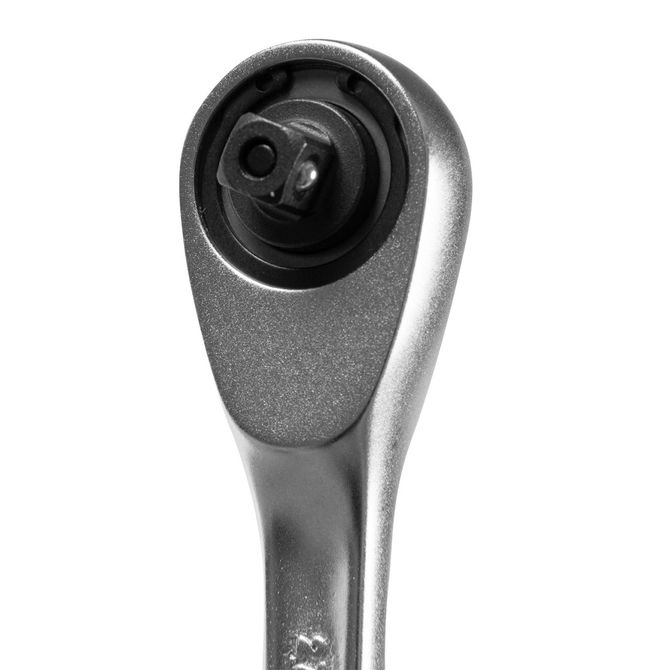 KING TONY (2773-55GS) Трещотка 1/4", 140 мм, 90 зубцов, флажковая с кнопкой