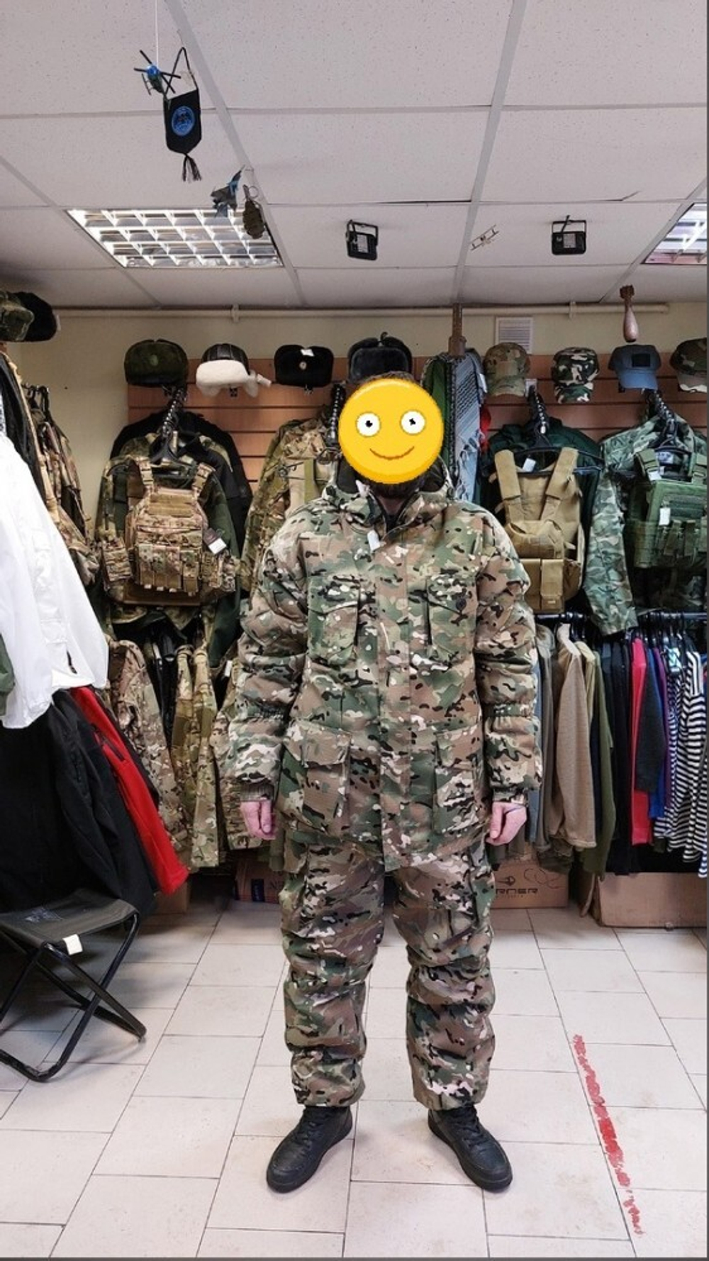 Костюм зимний флисовый Горка мультикам Rip-Stop