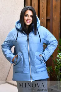 Куртка 21-115-голубой Minova