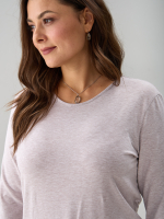 Лонгслив ЛНкл-081/бежевый-меланж