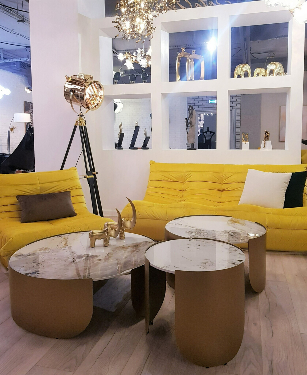 Стол журнальный Stone Antique L