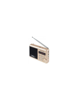 Радиоприемник Perfeo мини-аудио Sound Ranger, УКВ+ FM, MP3 (USB / TF), USB-audio, BL-5C 1000mAh, шамп.золот (SV922AU) [PF_3185]