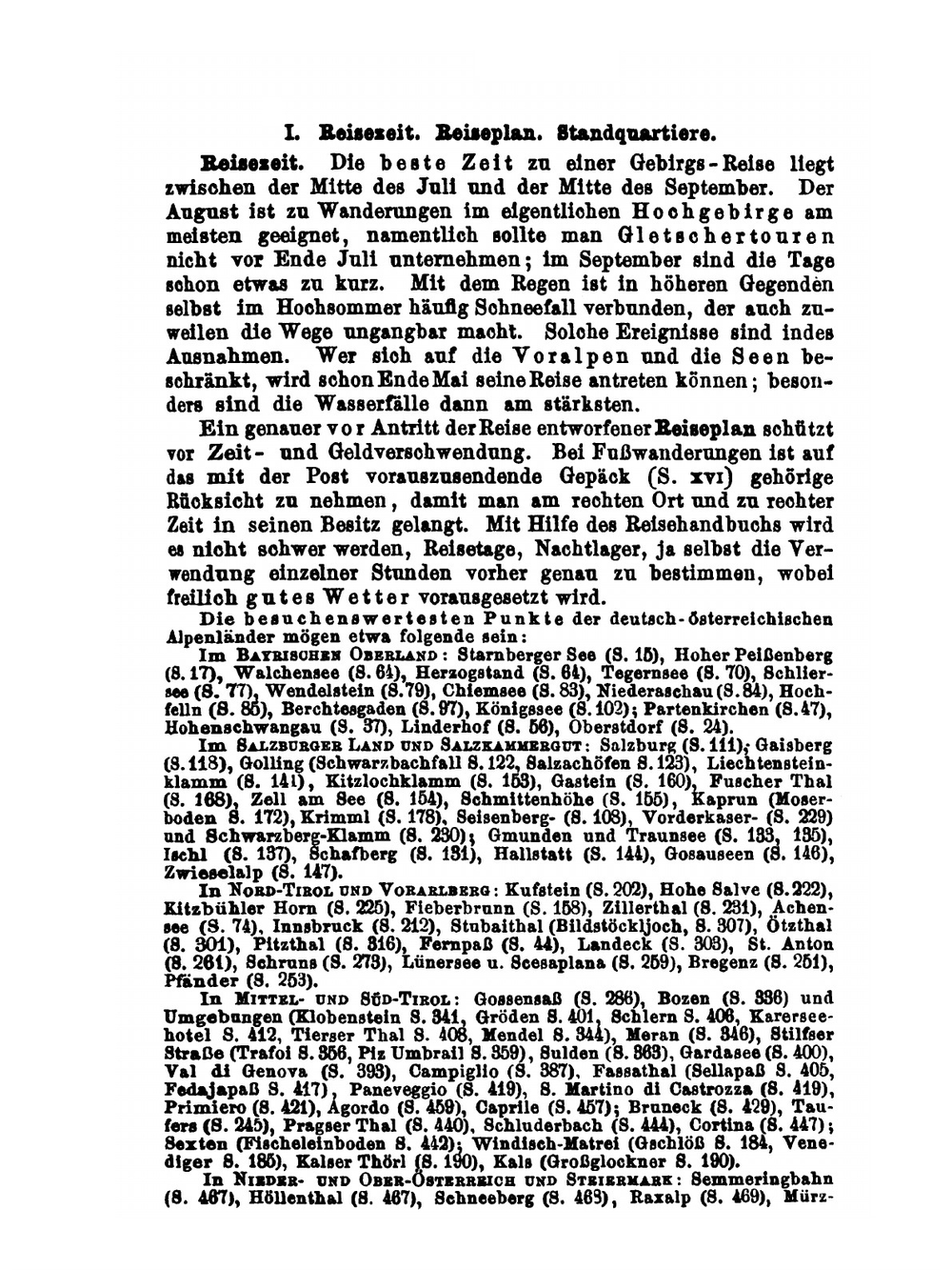 Südbaiern Tirol Und Salzburg. Ober- und Nieder-Osterreich, Steiermark Kärnten und Krain | K. Baedeker