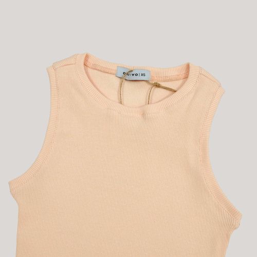 Топ One Two Ribbed Vanilla Cream