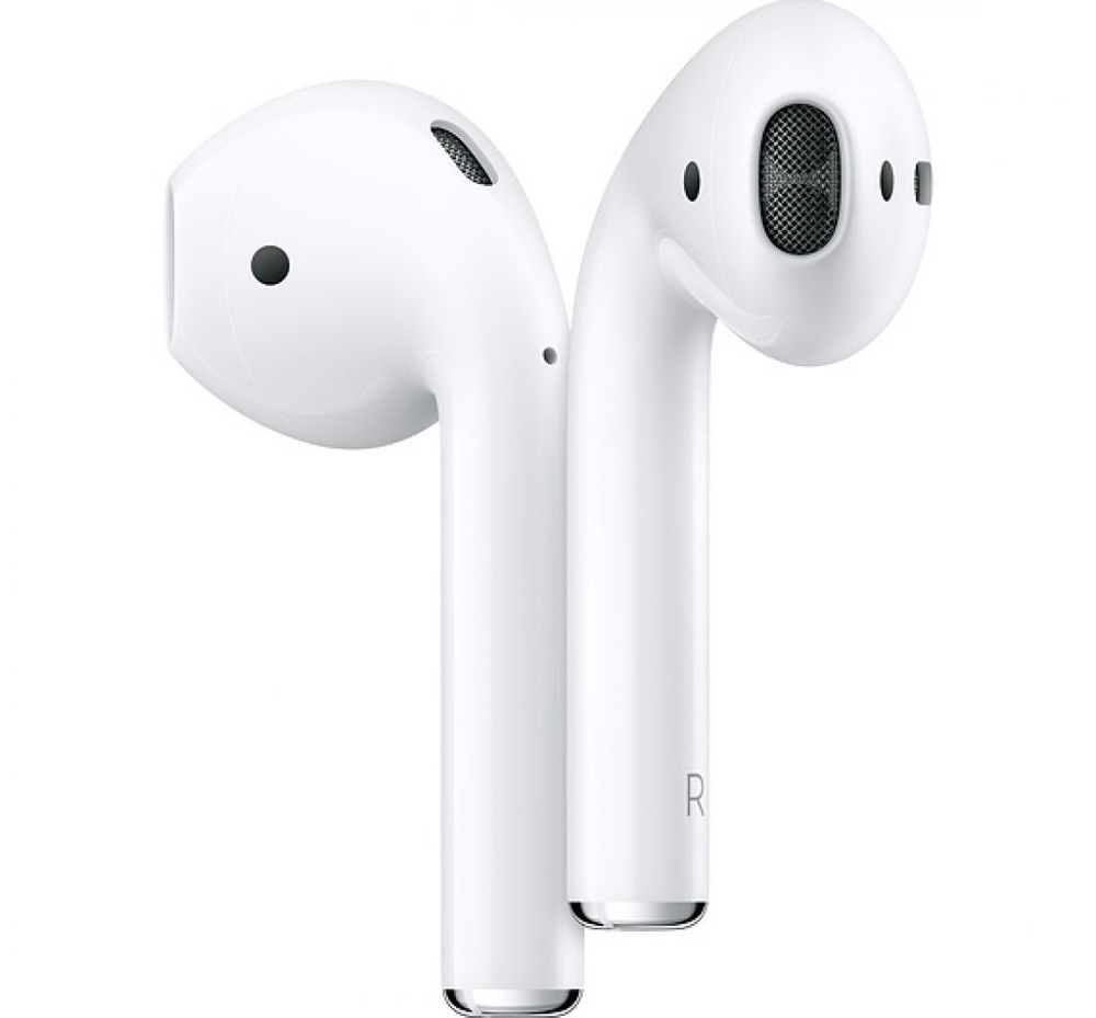 Наушники AirPods в зарядном футляре