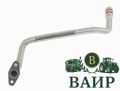 Трубка слива масла с турбокомпрессора длинная 3287573 4ISBe, 6ISBe и ISDe