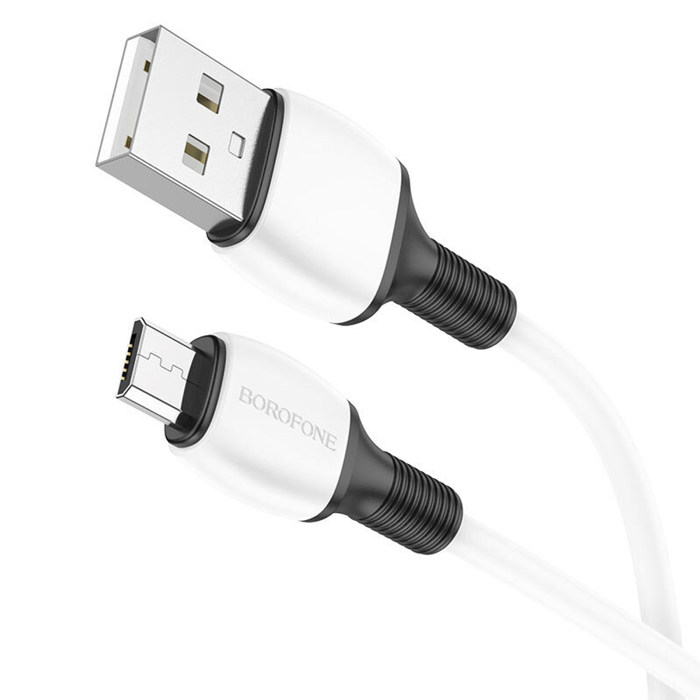 Кабель USB - Micro BOROFONE BX84 (белый) 1м