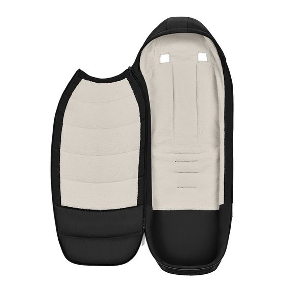 Теплый конверт в коляску Cybex Platinum Footmuff Sepia Black