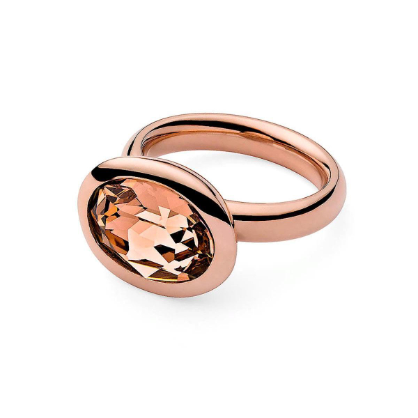 Кольцо Qudo Tivola Light Peach 18 мм 631625/17.8 BR/RG размер 18