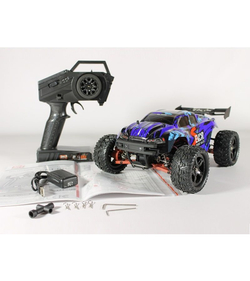 Радиоуправляемая трагги Remo Hobby S EVO-R Brushless UPGRADE V2.0 (синяя) 4WD 2.4G 1/16 RTR