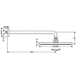 Верхний душ Hansgrohe Raindance AIR 27492000