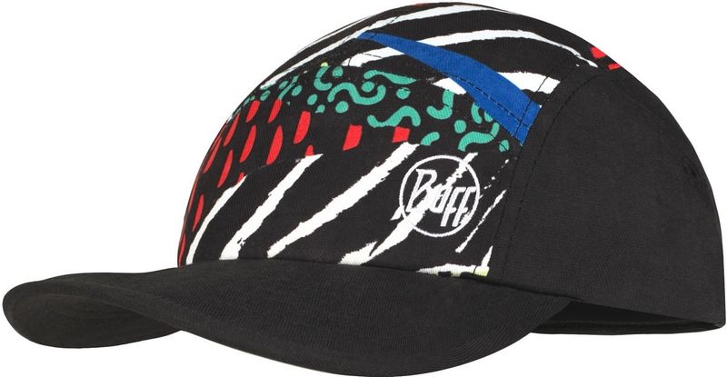 Кепка детская Buff 5 Panels Cap Kids Blockade Black Фото 1