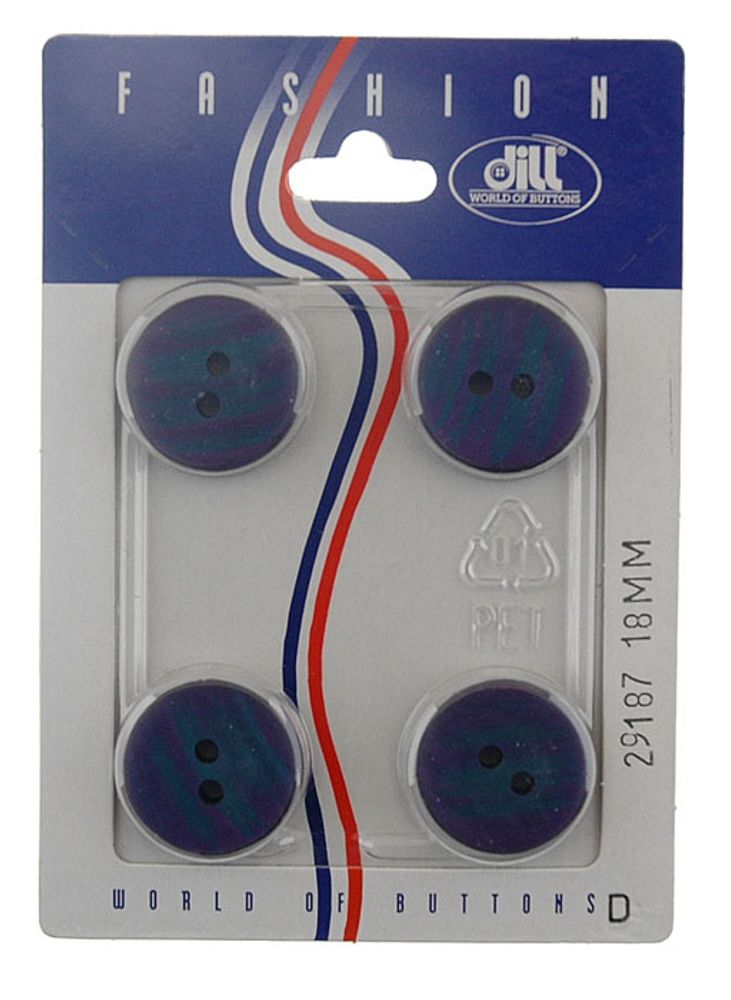 Пуговица Dill 029187/18-4