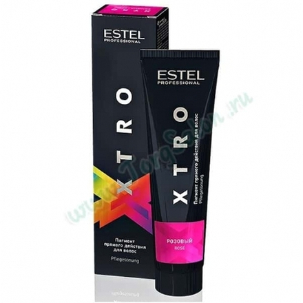 Пигмент прямого действия для волос Розовый XTRO, Estel, 100 мл.