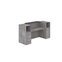 1КРТ-ДС.004.1 Комплект Ресепшн с фартуком ЛДСП (2232*763*1161) (с подсветкой)