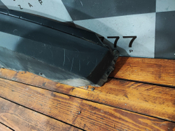 Юбка переднего бампера Skoda Kodiaq 16-22 Б/У Оригинал 565807061