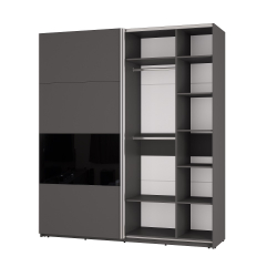 Шкаф-купе ШКК-10 Харви, Графит