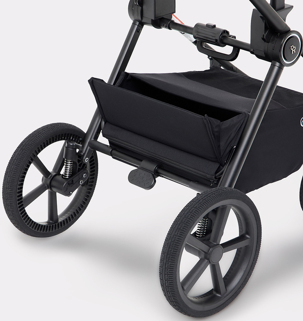 Детская коляска Rant Teo Soft 3 в 1 с автокреслом Cruise Grey Graphite