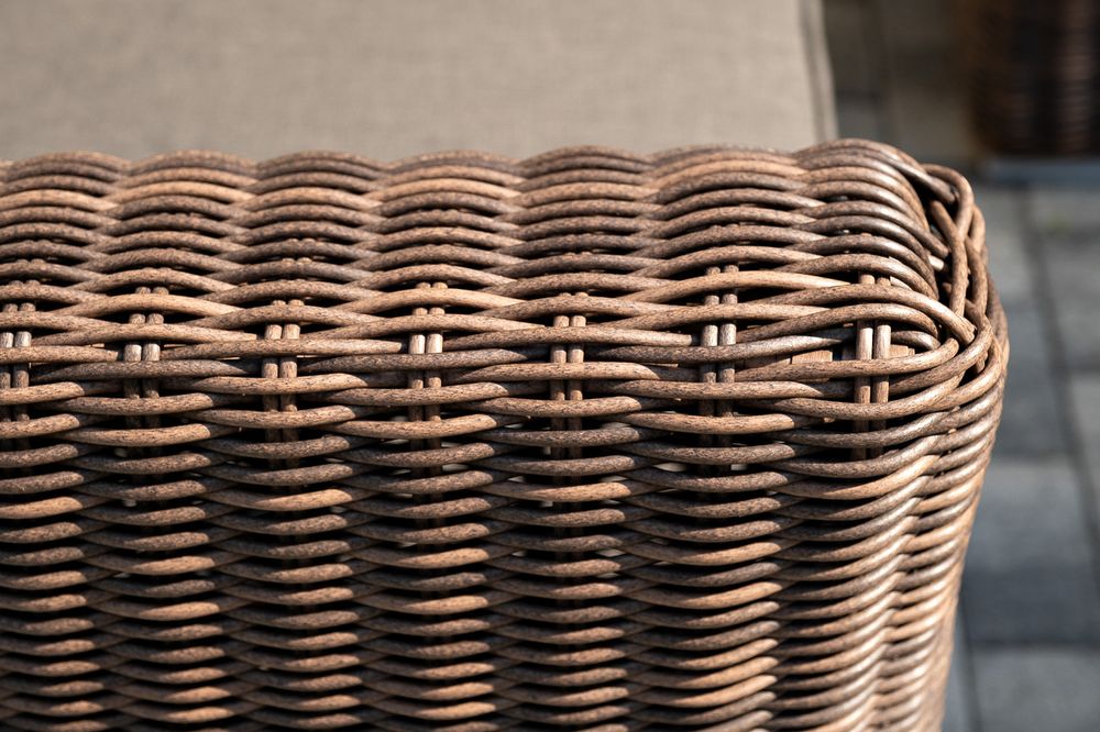 "Капучино" лаунж-зона из искусственного ротанга, цвет коричневый