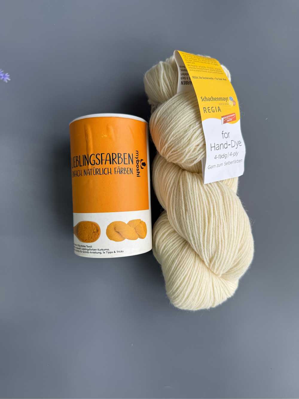 Набор для носков ручного окрашивания Куркума