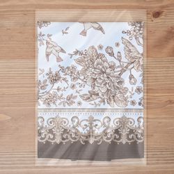 НАБОР САЛФЕТОК ИЗ 2-Х ШТ "ROYAL GARDEN",40Х40СМ, 100% ХЛОПОК ,БЕЖЕВЫЙ ,ТВИЛ