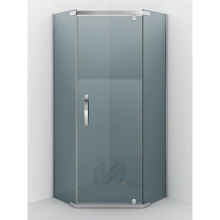 Душевое ограждение IVA E2PS100T 1000*1000*2000 (без поддона) тонированое стекло